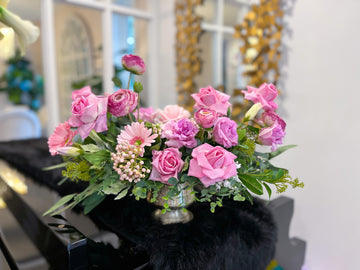 French Lavender Real Touch Floral Arrangement